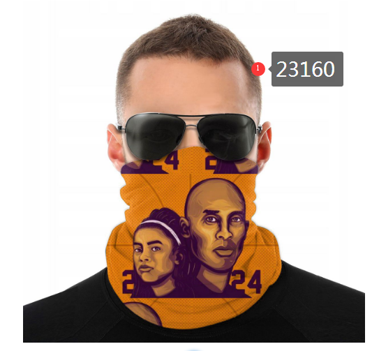 NBA 2021 Los Angeles Lakers #24 kobe bryant 23160 Dust mask with filter->->Sports Accessory